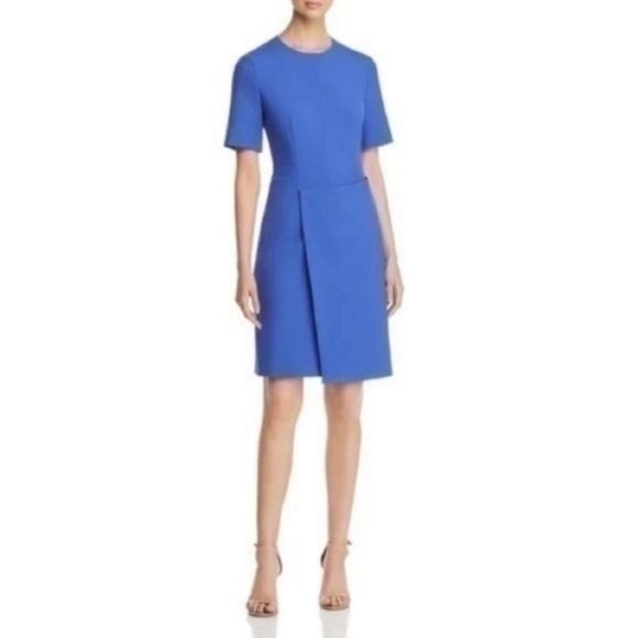 Boss Hugo Boss Disula Shift Dress in Blue Jewel Size 10