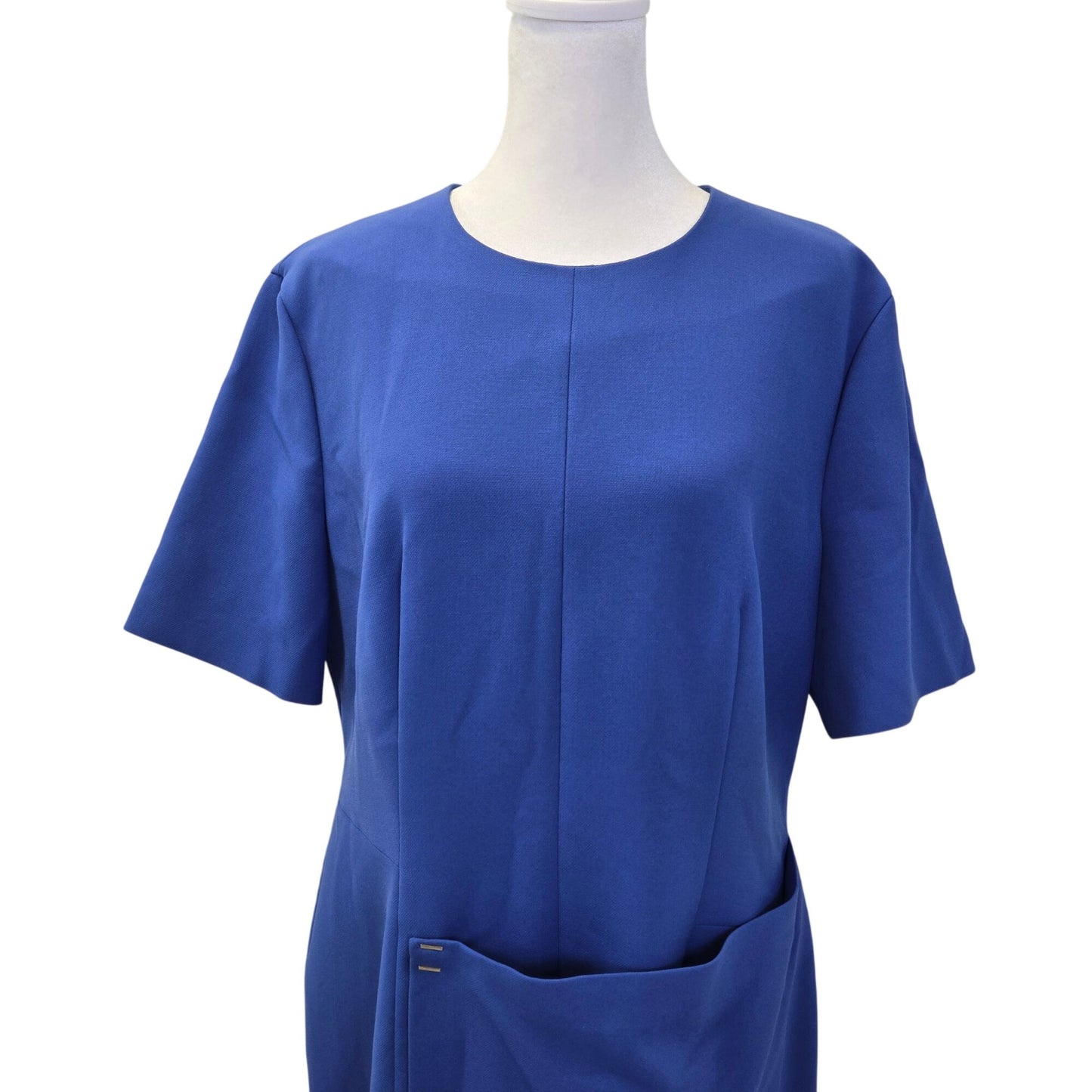 Boss Hugo Boss Disula Shift Dress in Blue Jewel Size 10