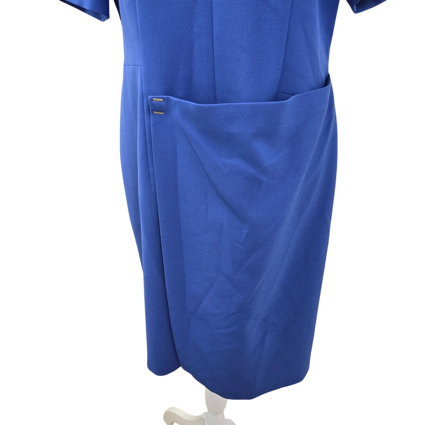 Boss Hugo Boss Disula Shift Dress in Blue Jewel Size 10