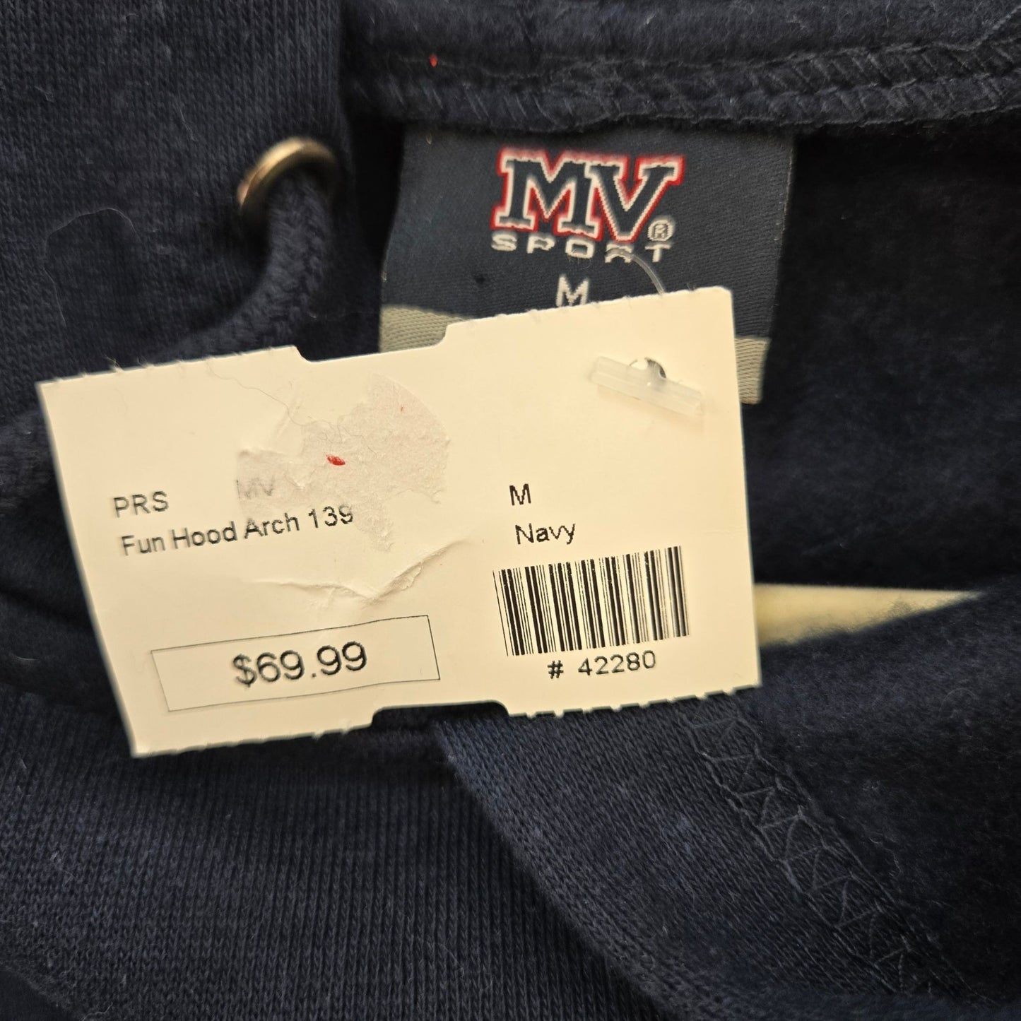 NWT MV Sport Monterey California Graphic Print Hooded Sweatshirt Size Medium
