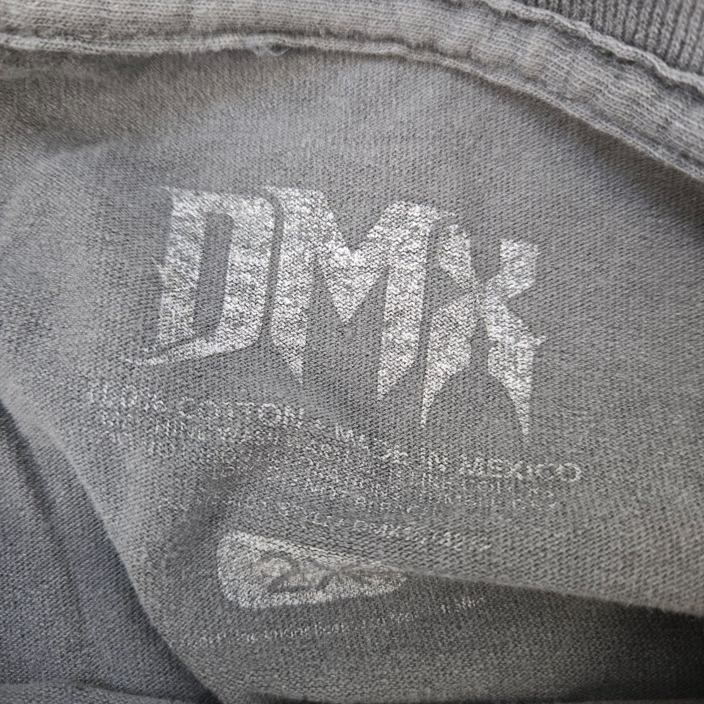 NWOT DMX Intentionally Distressed Licensed Band Concert Tee Size 2XL
