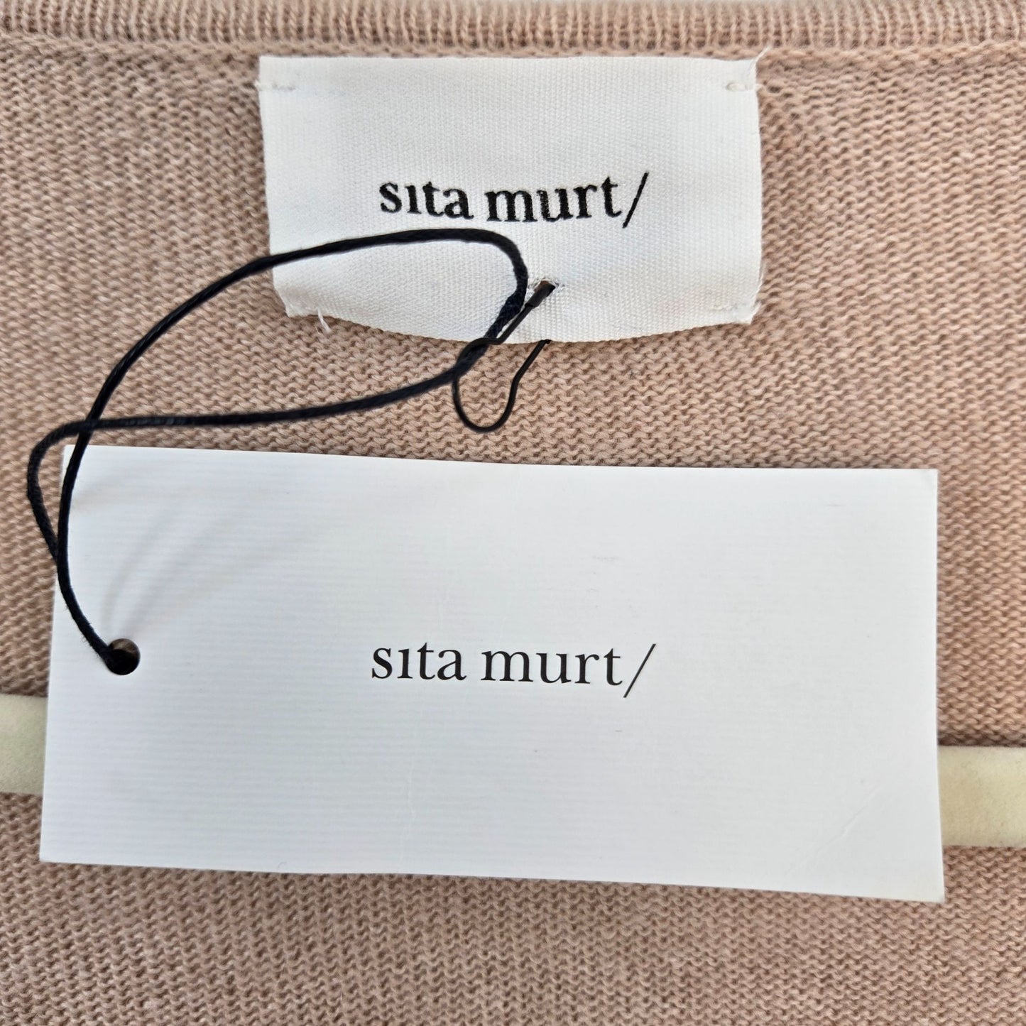 NWT Sita Murt Wool Blend Accent Sleeve Sweater Size 40/Medium