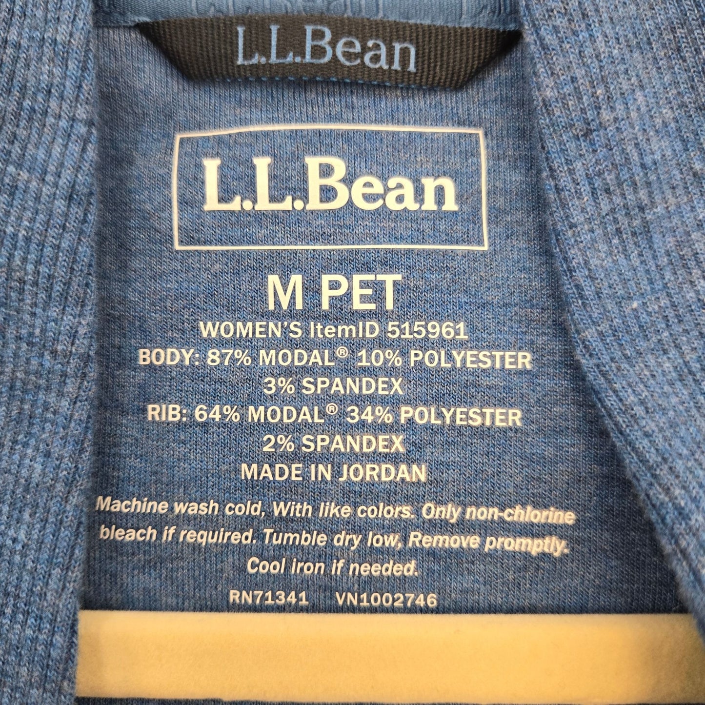 L.L. Bean Modal Blend Longline Open Cardigan Sweater Size M Petite