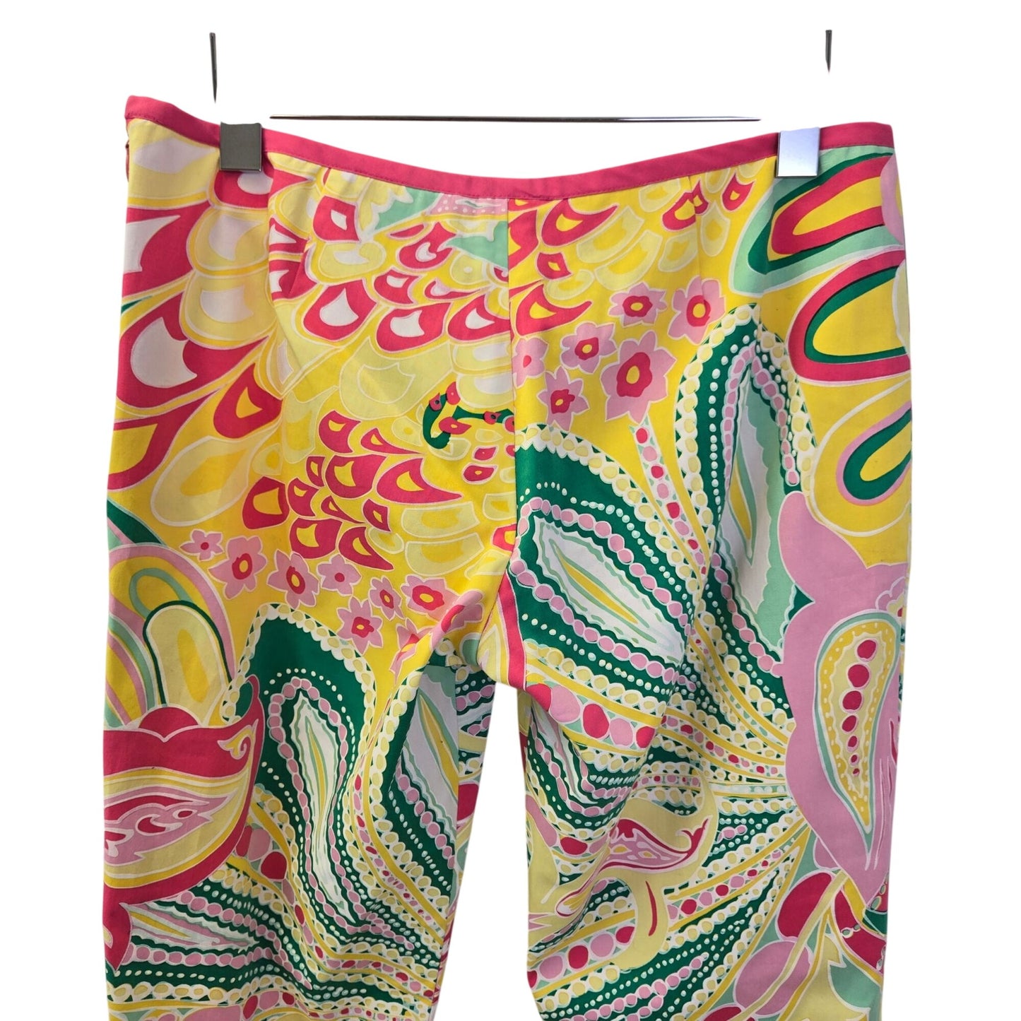 Tibi Colorful Ribbon Accent Cropped Pants Size 4