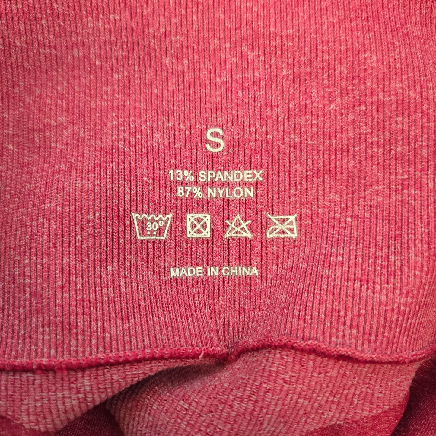 NVGTN Contour Seamless Crop Leggings In Heathered Pink Size Small