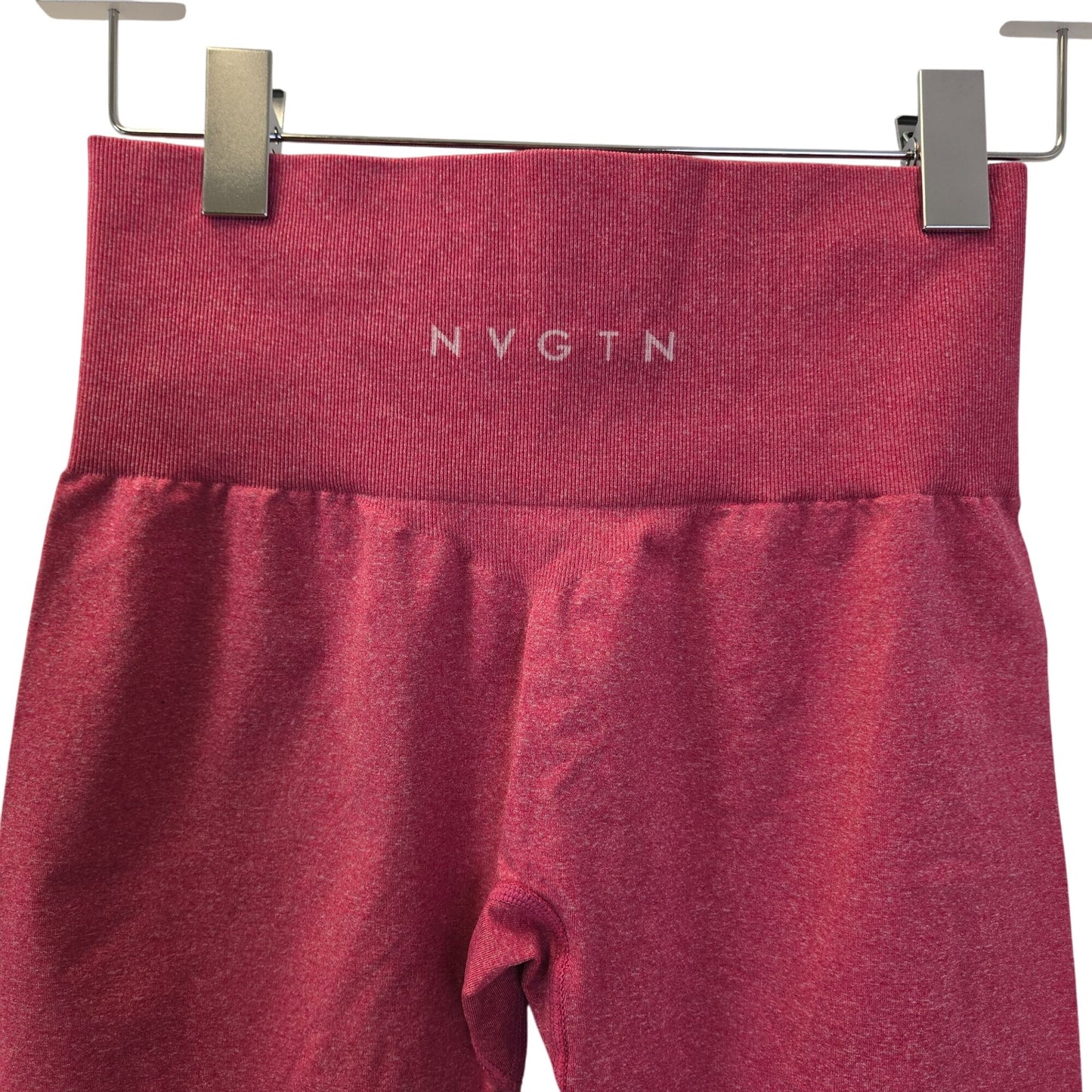 NVGTN Contour Seamless Crop Leggings In Heathered Pink Size Small