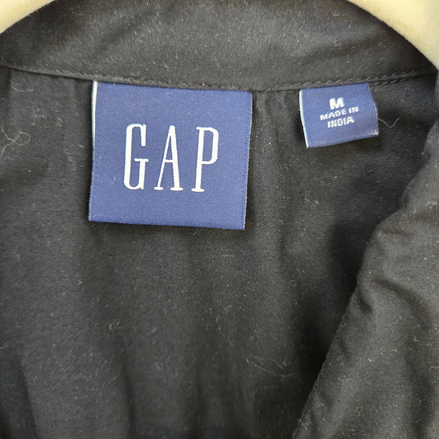Gap Floral Eyelet Cap Sleeve Button Down Blouse Size Medium