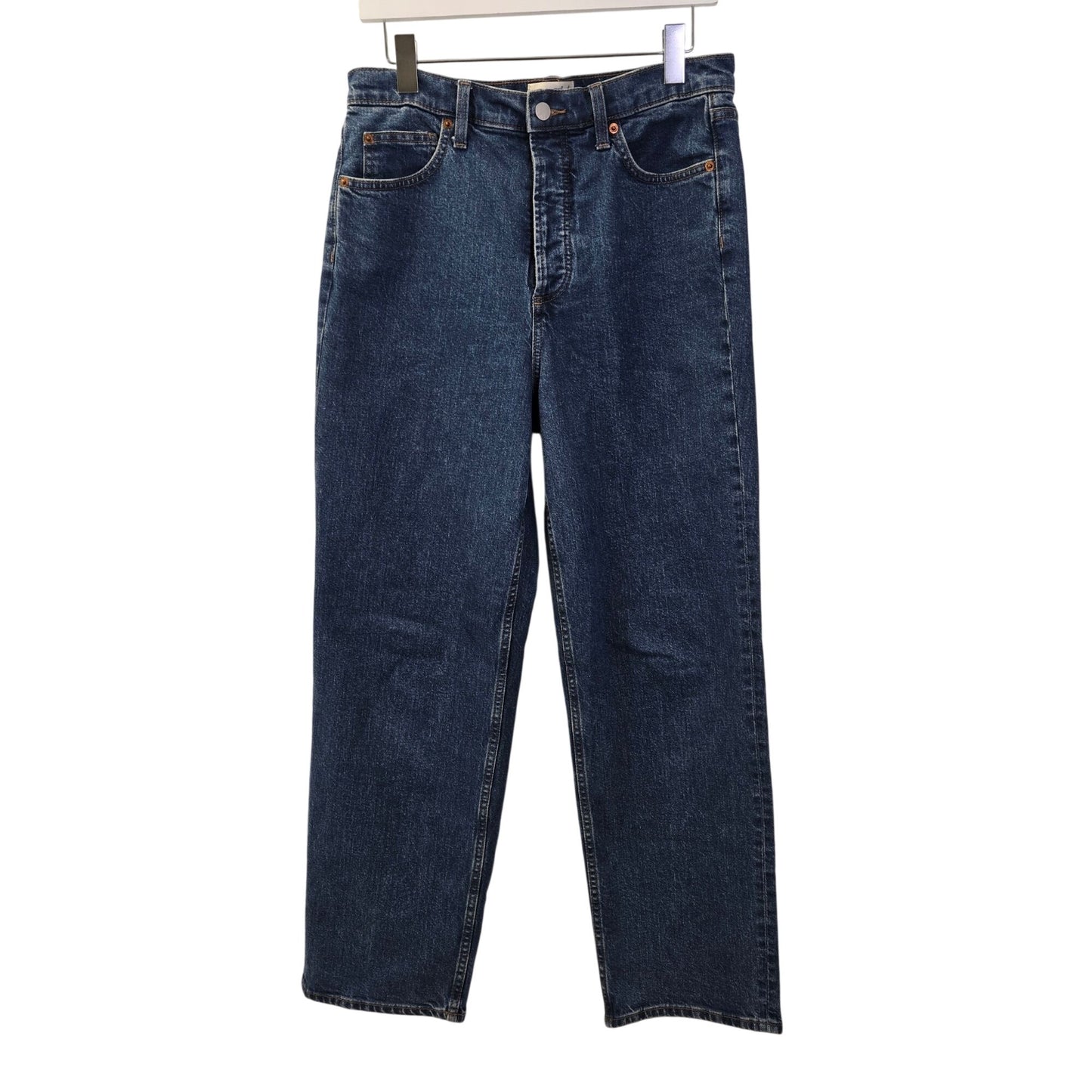 Universal Thread Highest Straight Leg Hidden Button Fly Jeans Size 10