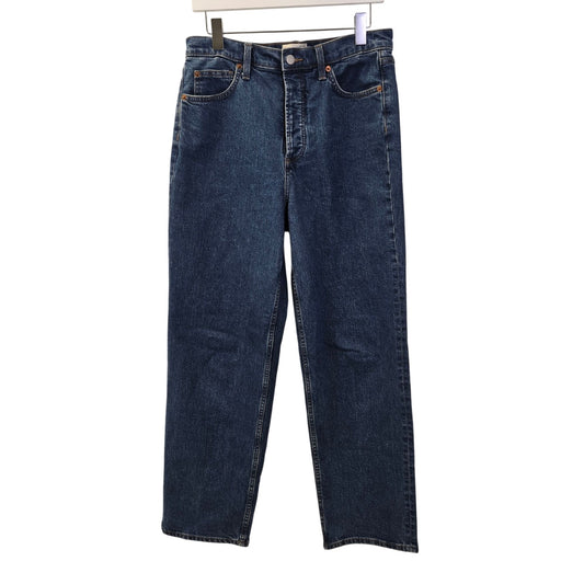Universal Thread Highest Straight Leg Hidden Button Fly Jeans Size 10