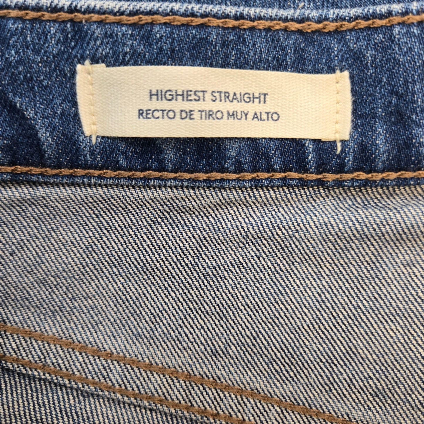 Universal Thread Highest Straight Leg Hidden Button Fly Jeans Size 10