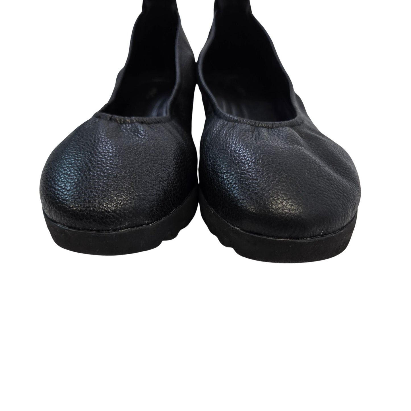 Aetrex Leather Brianna Ballet Wedge Heel Flat Size 8.5