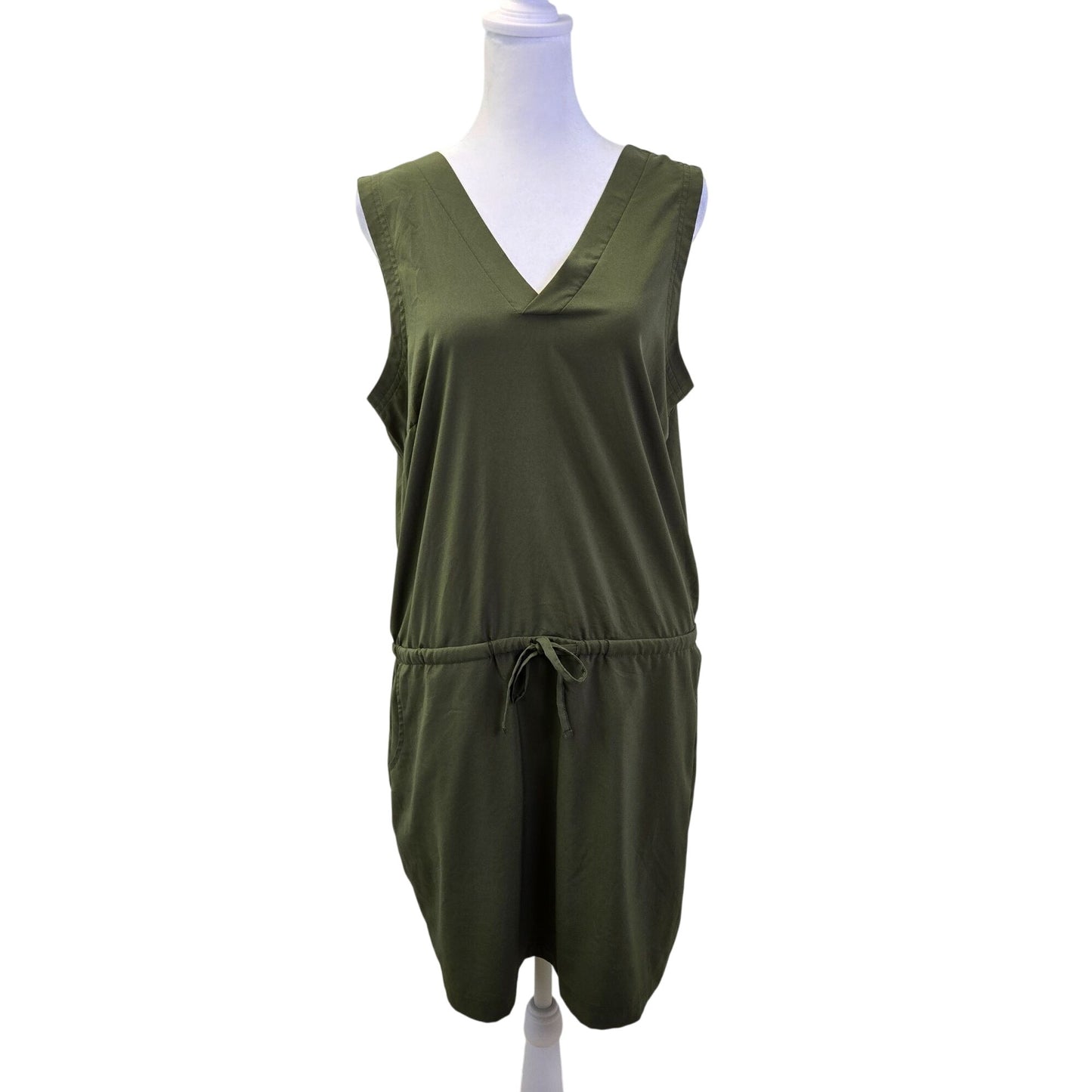 Toad & Co Sunkissed Liv V-Neck Sleeveless Activewear Dress Size Medium