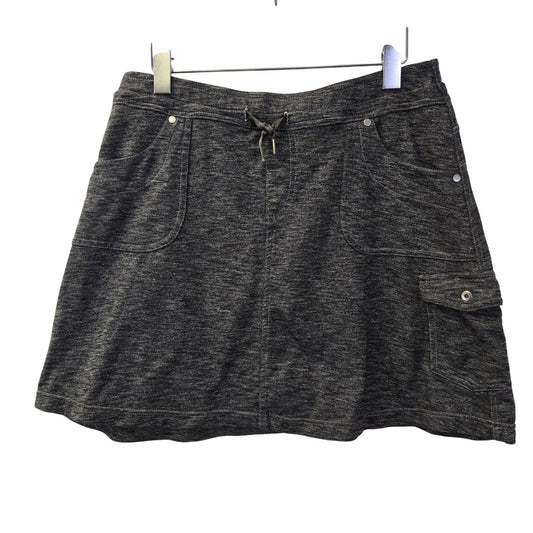 Kuhl Mova Gray Heathered Activewear Skorts Size Medium