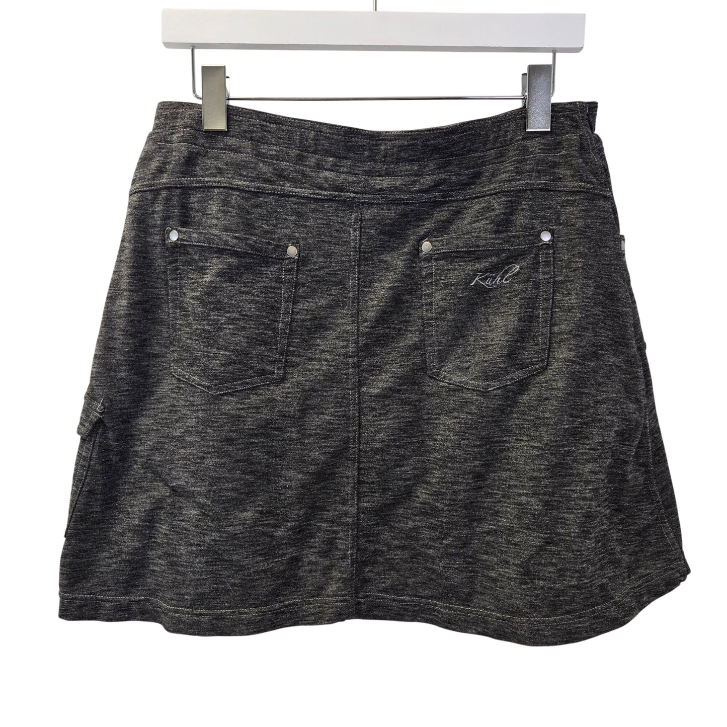 Kuhl Mova Gray Heathered Activewear Skorts Size Medium
