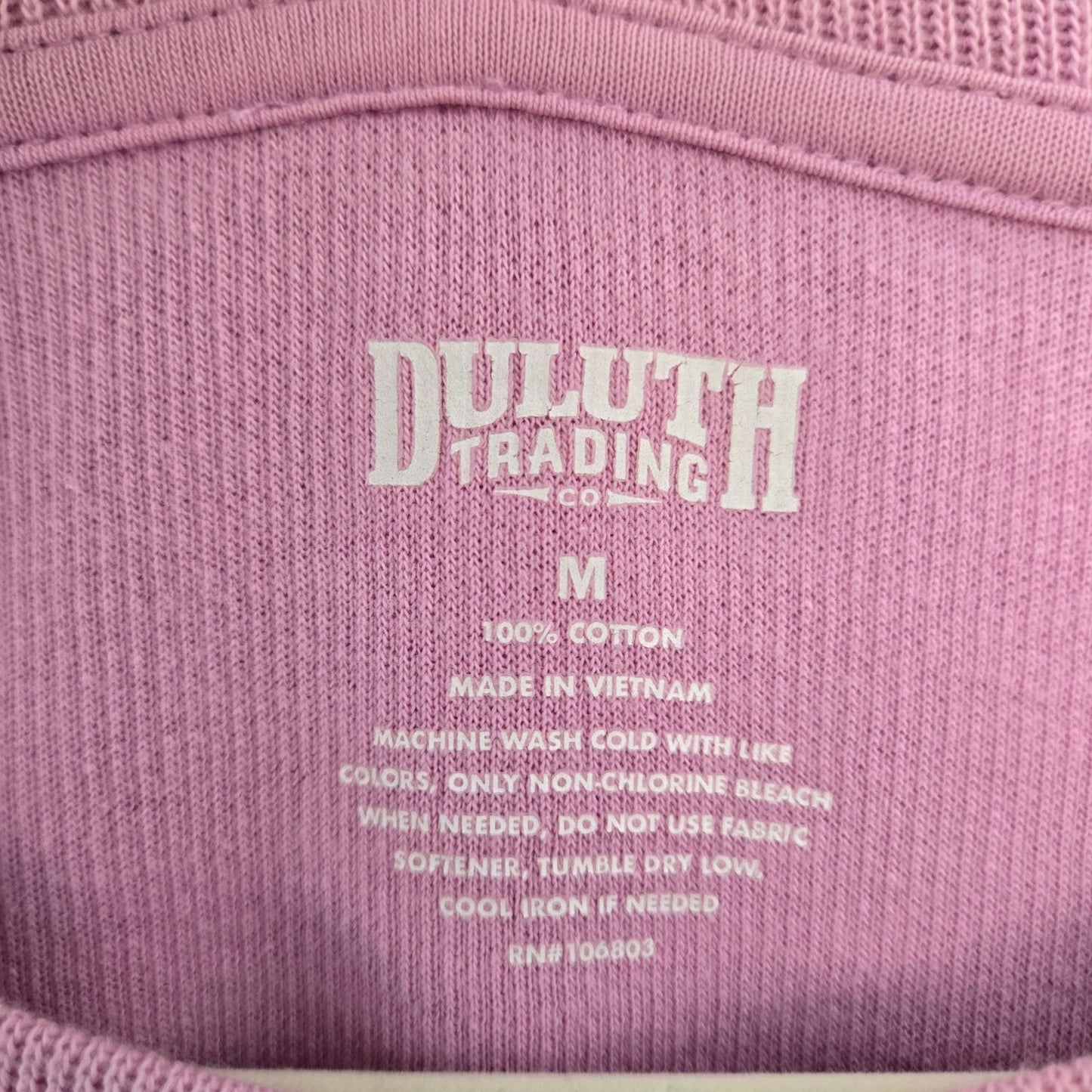 Duluth Trading Company 100% Cotton Kangaroo Pocket Crewneck Sweatshirt Medium