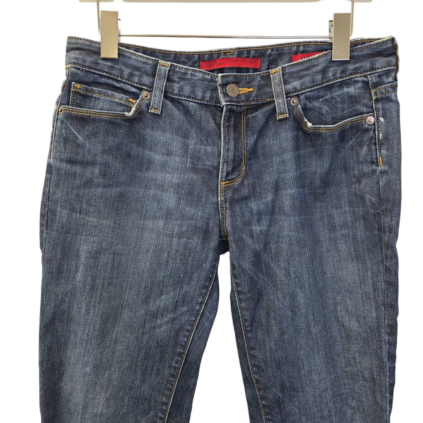 Banana Republic Low Rise Straight Leg Slightly Distressed Jeans Size 6 Short