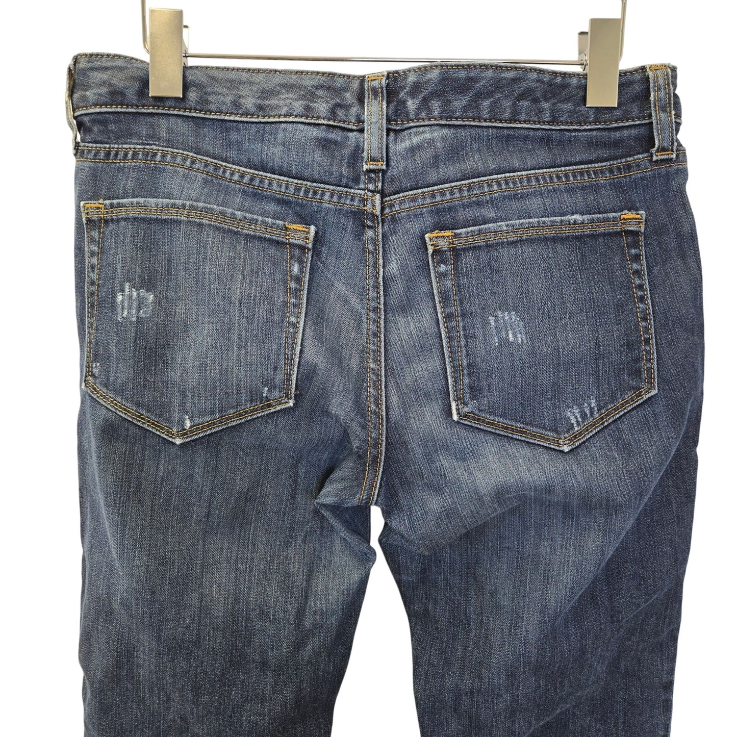 Banana Republic Low Rise Straight Leg Slightly Distressed Jeans Size 6 Short