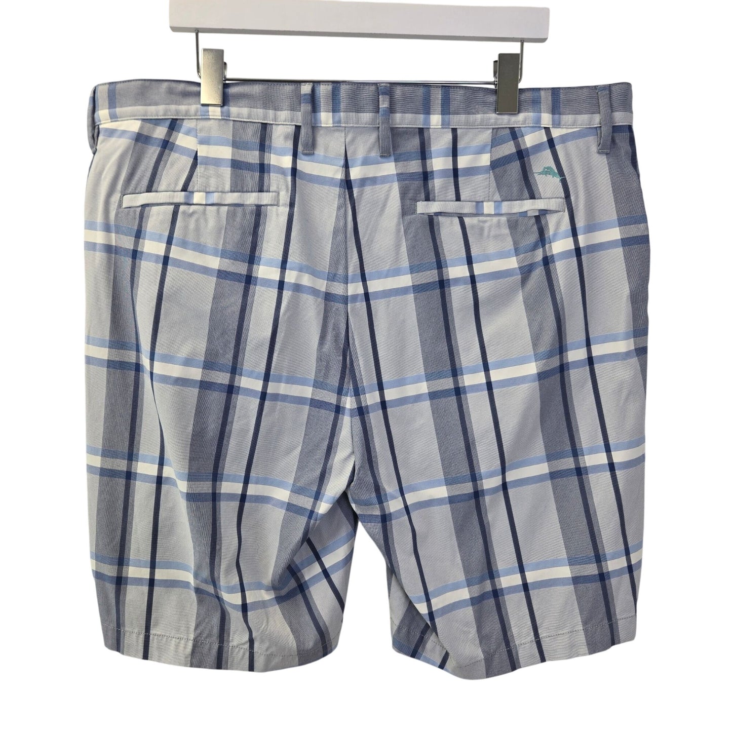 Tommy Bahama Harbor Point Plaid Deep Marine Plaid Size 42