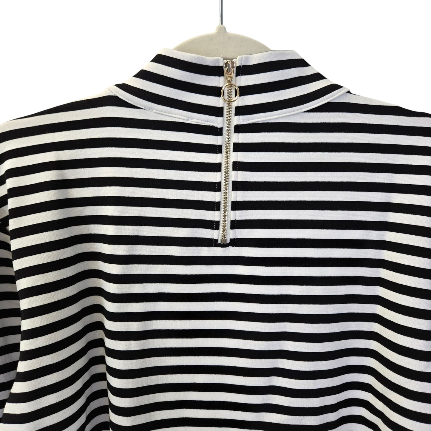NWT Talbots Effortless UltraKnit Zip Back Mockneck Top Size Large