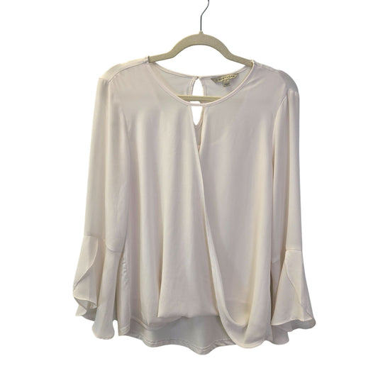 41 Hawthorn Wrap Style Bell Sleeve Boho Blouse Size Small