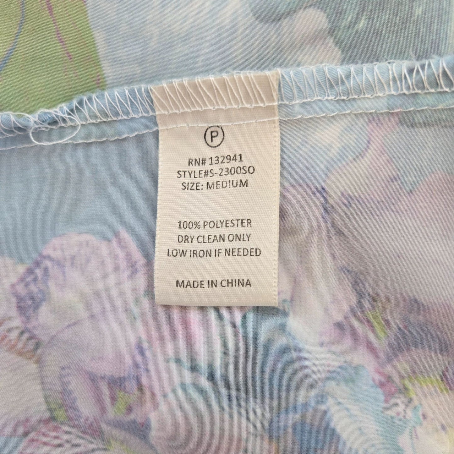 NWT Amanda U. Floral Faux Wrap Skirt Hi-Low Sundress Size Medium