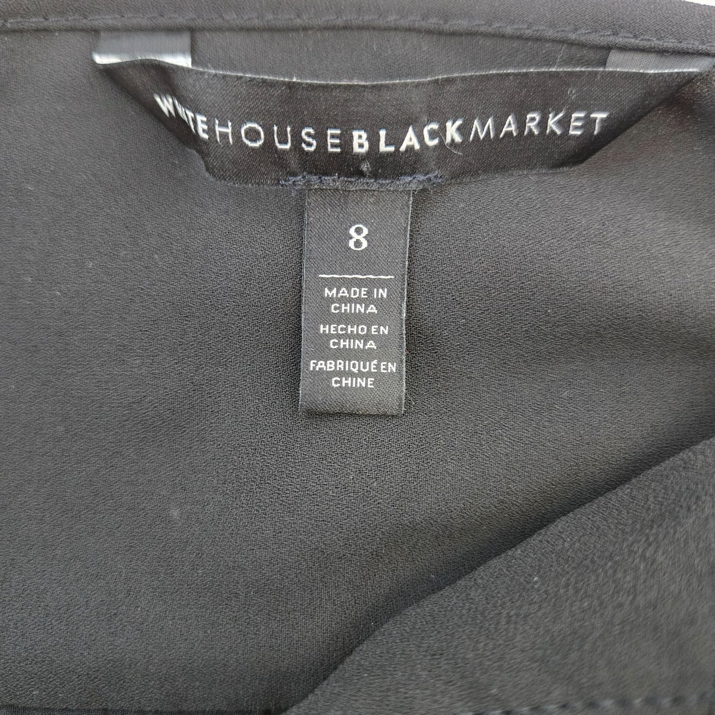 White House Black Market Silky Boho Tassel Dress Size 8