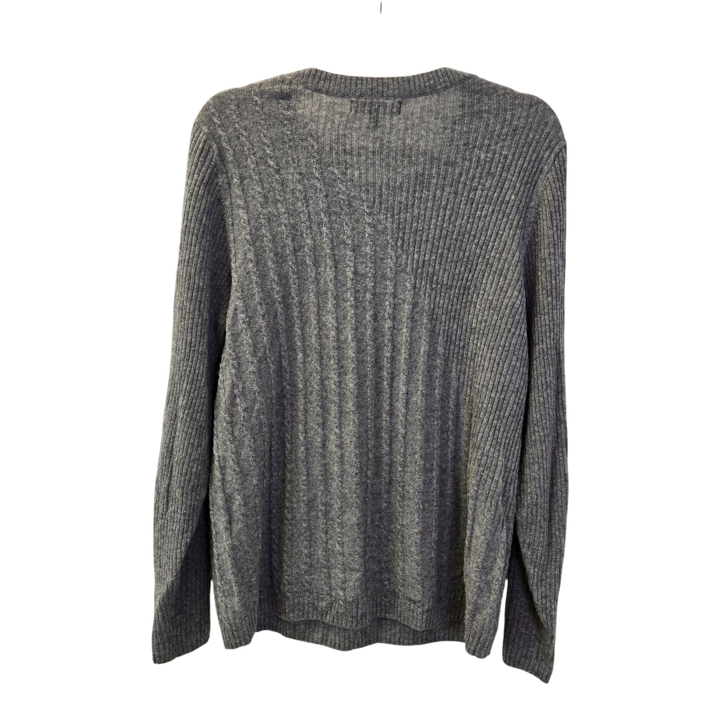 Banana Republic Mixed Cable Crew Wool & Cashmere Blend Sweater Size XL
