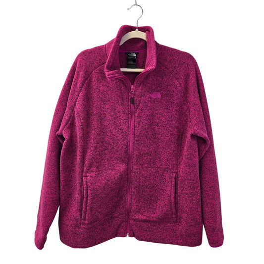 The North Face Marled Fuchsia Pink Classic Cold Weather Jacket Size XXL
