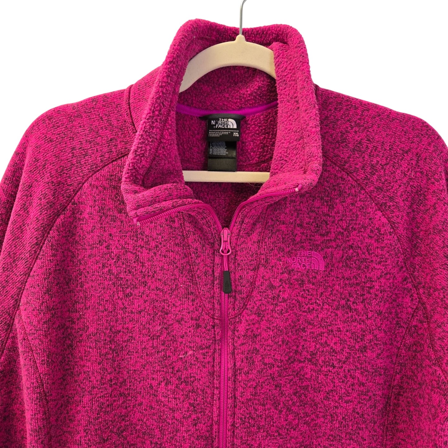 The North Face Marled Fuchsia Pink Classic Cold Weather Jacket Size XXL
