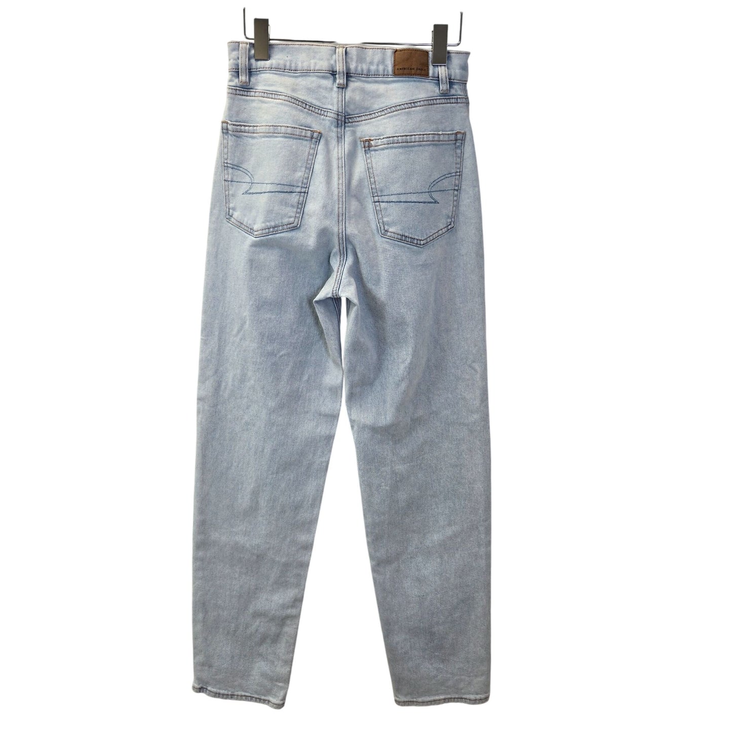 American Eagle Strigid Highest Rise Baggy Straight Fit Jeans Size 2