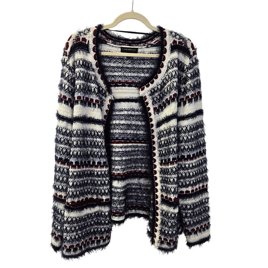 Lane Bryant Eyelash Detail Open Cardigan Sweater Size 18/20