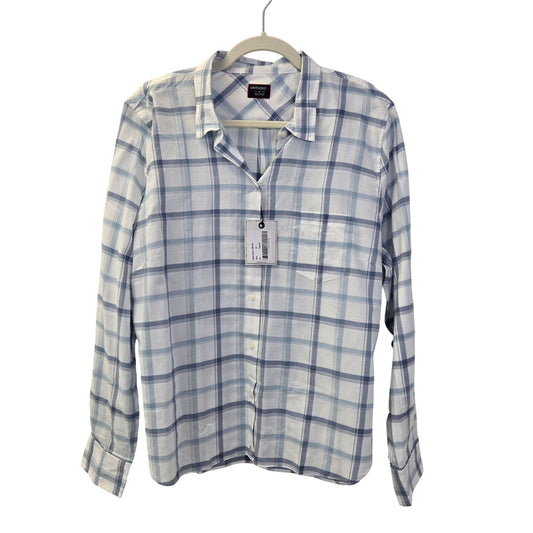 NWT UNTUCKit Mellini Plaid Long Sleeve Button Down Shirt Size 14