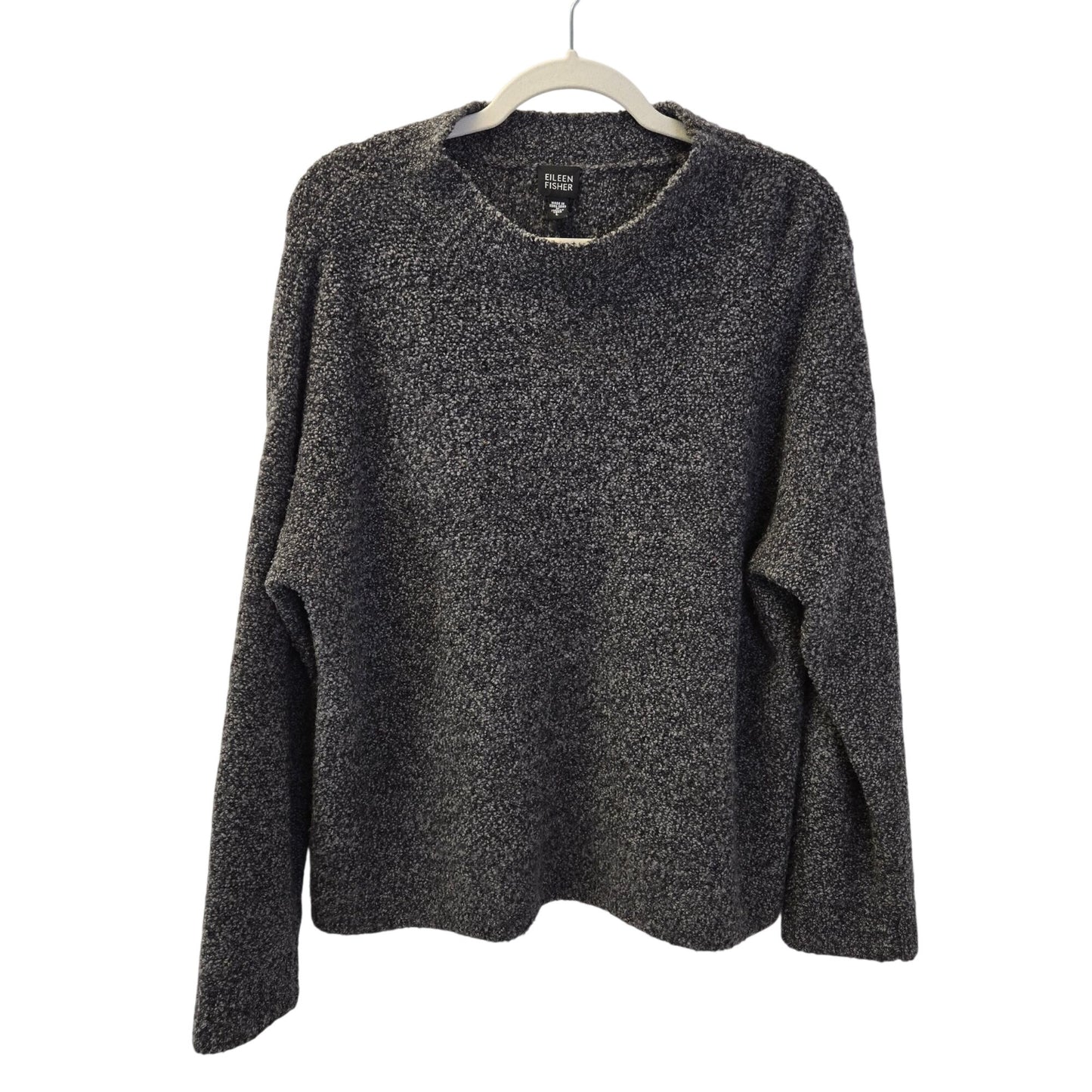 Eileen Fisher Wool & Cashmere Blend Speckled Print Sweater Size Large
