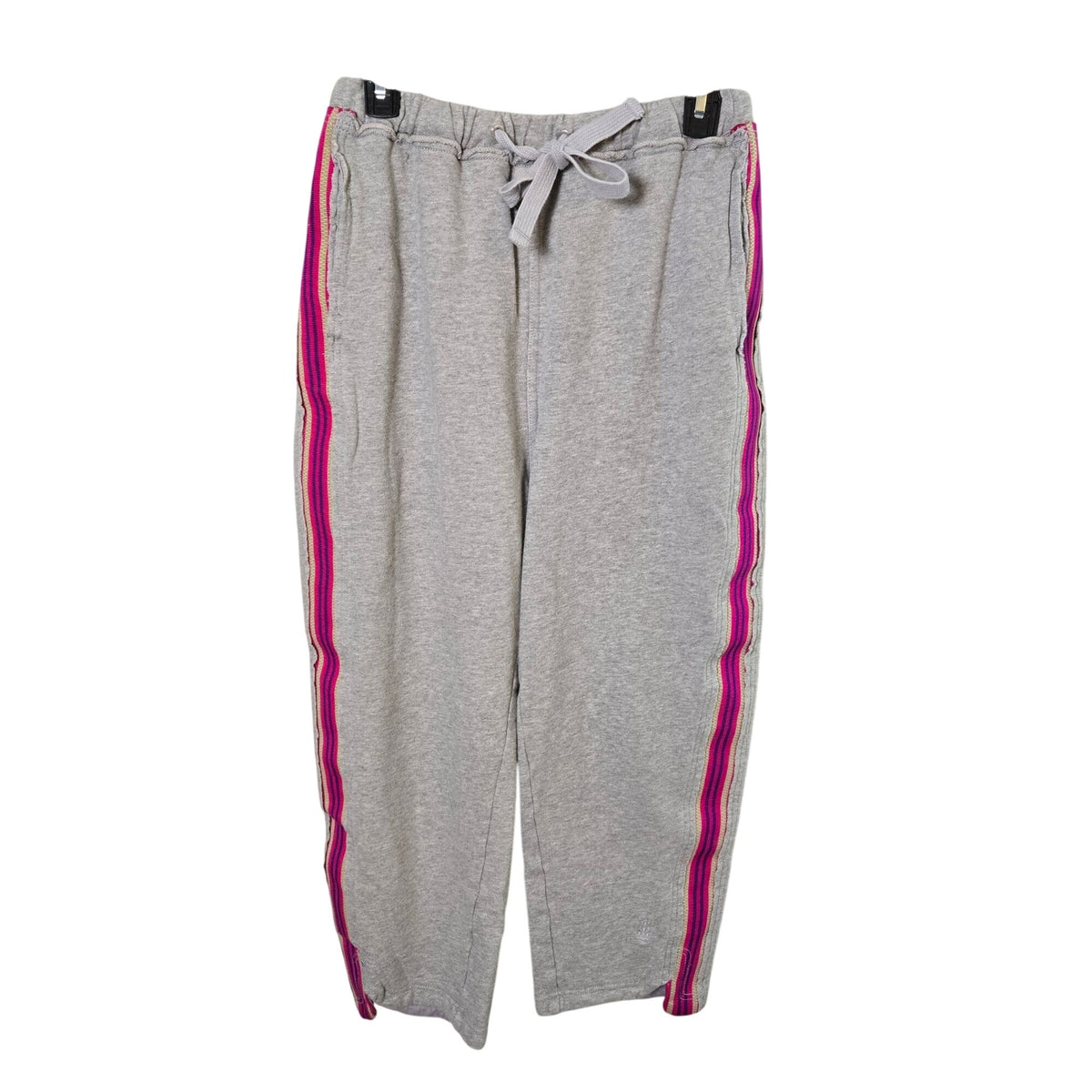 Free People Movement Prep Time Gray Sweatpants with Racing Stripe Size Small
