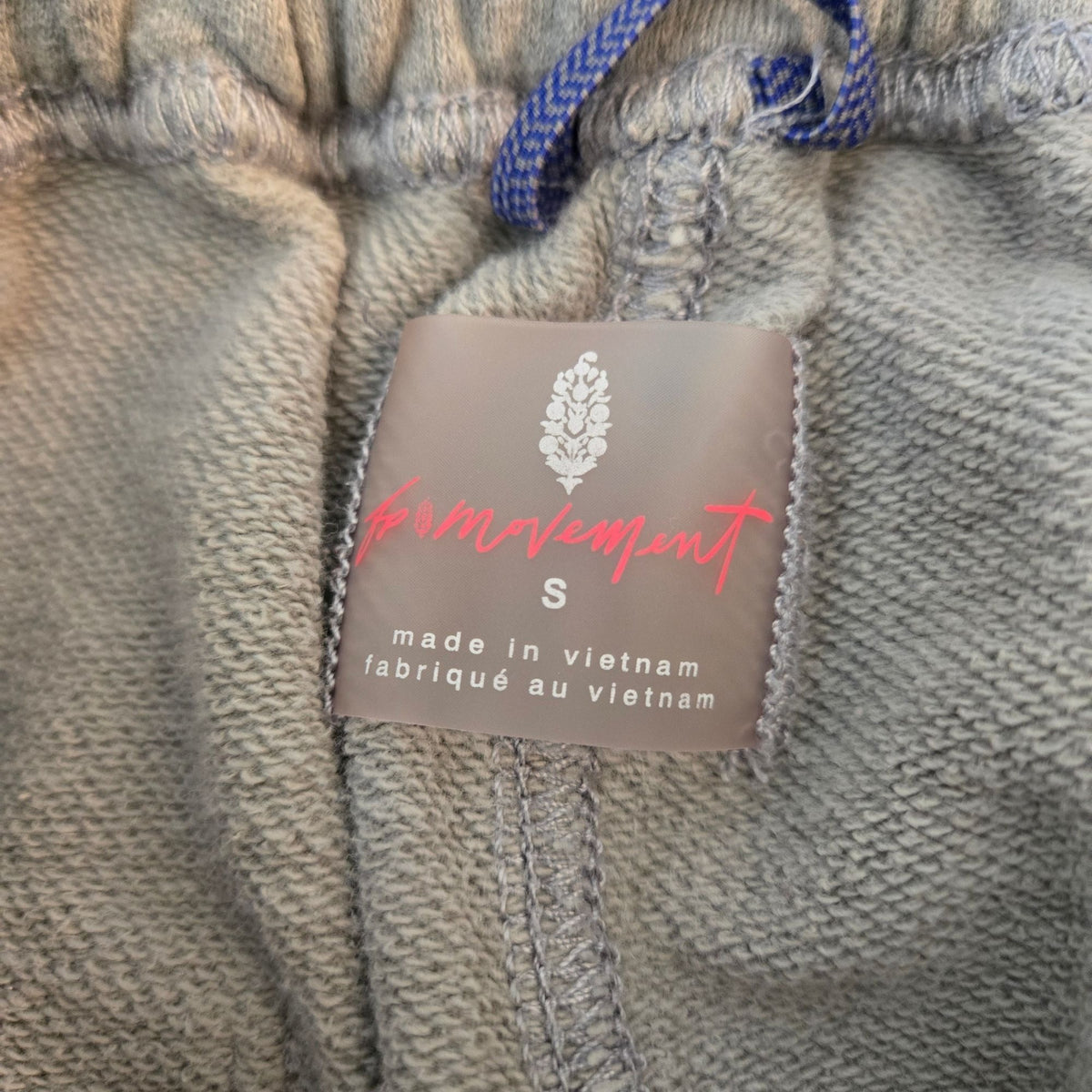 Free People Movement Prep Time Gray Sweatpants with Racing Stripe Size Small