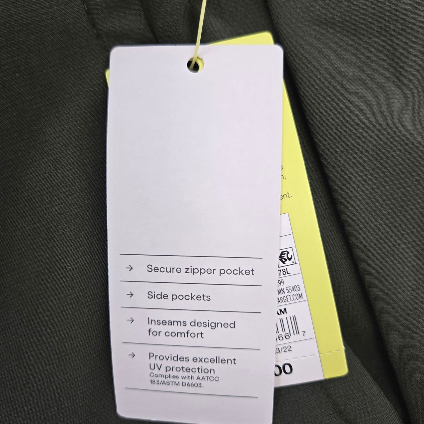 NWT All in Motion Cargo Golf Short Size 32