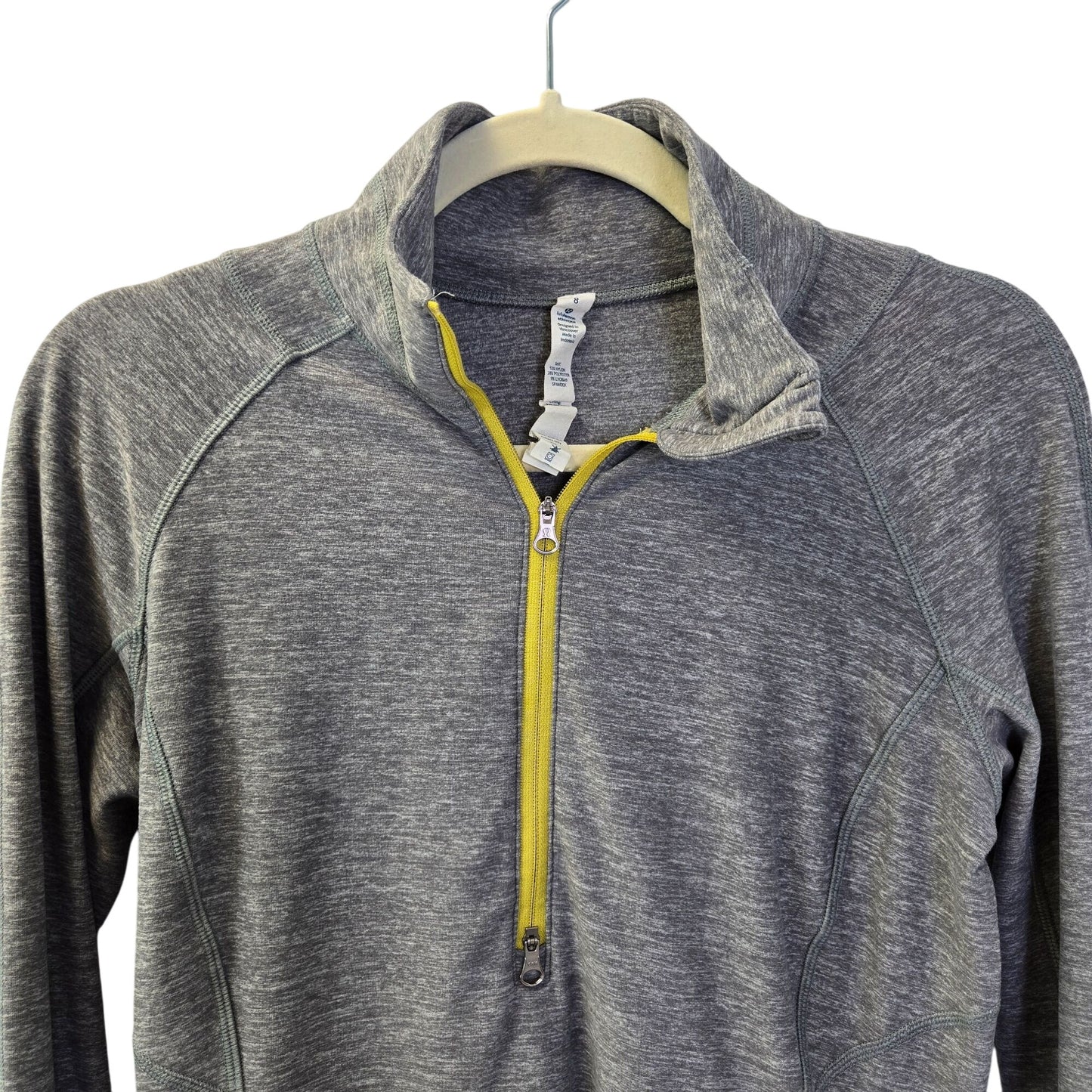 Lululemon Race Your Pace 1/2 Zip Activewear Jacket Size 8
