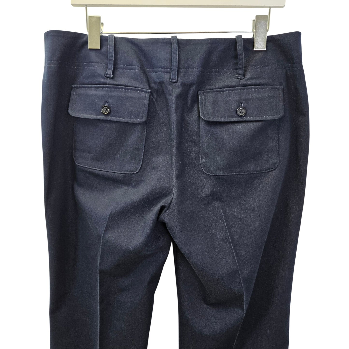 Michael Michael Kors Chambray Pocketed Trouser Pants Size 12