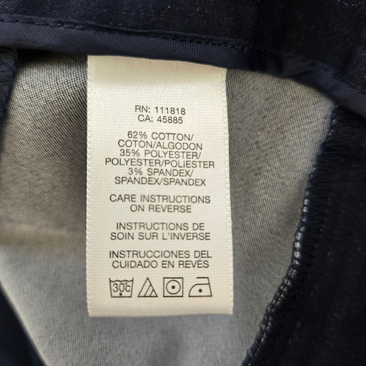 Michael Michael Kors Chambray Pocketed Trouser Pants Size 12