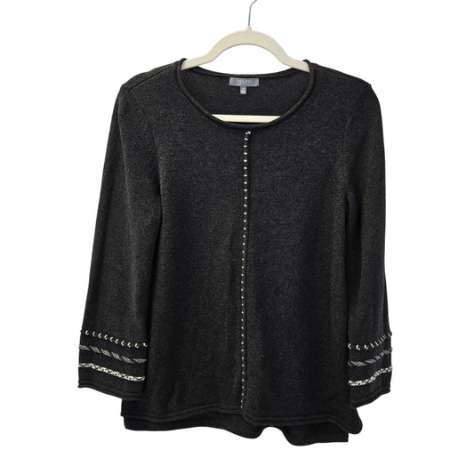Habitat 100% Cotton Embellished Crewneck Sweater Size XS/S