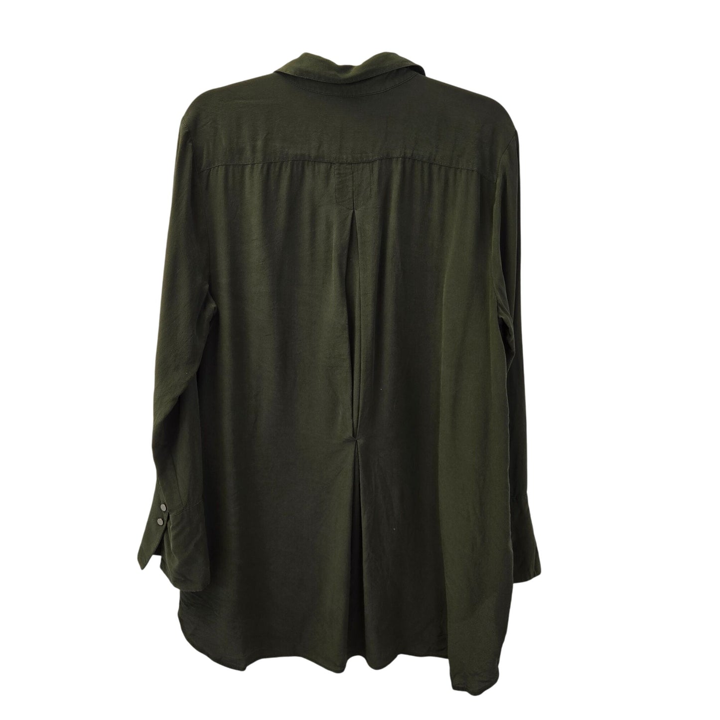 Banana Republic 100% Silk Button Down Blouse Size Large