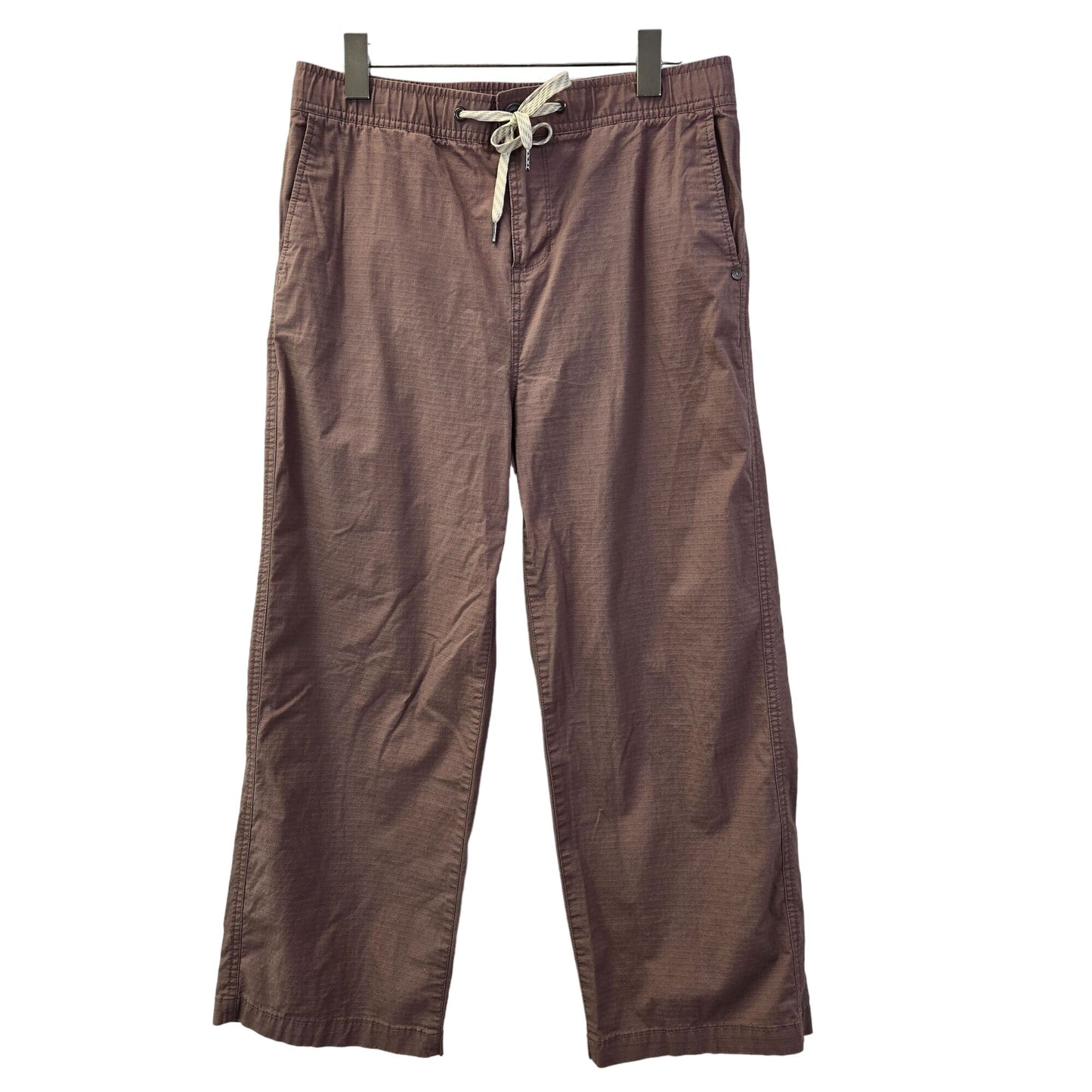 Vuori Ripstop Crop Activewear Pants in Tobacco Heather Size Medium (est)