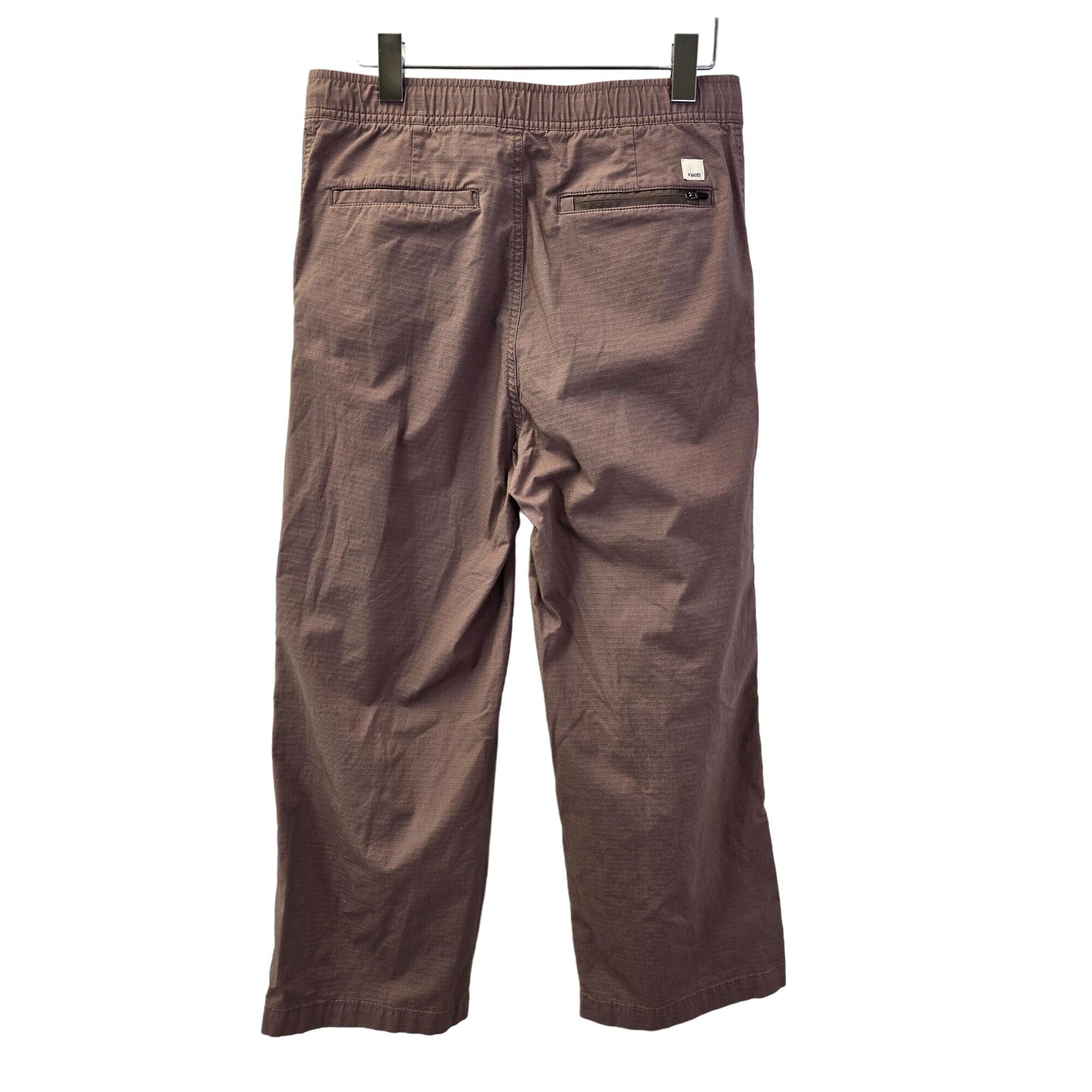 Vuori Ripstop Crop Activewear Pants in Tobacco Heather Size Medium (est)