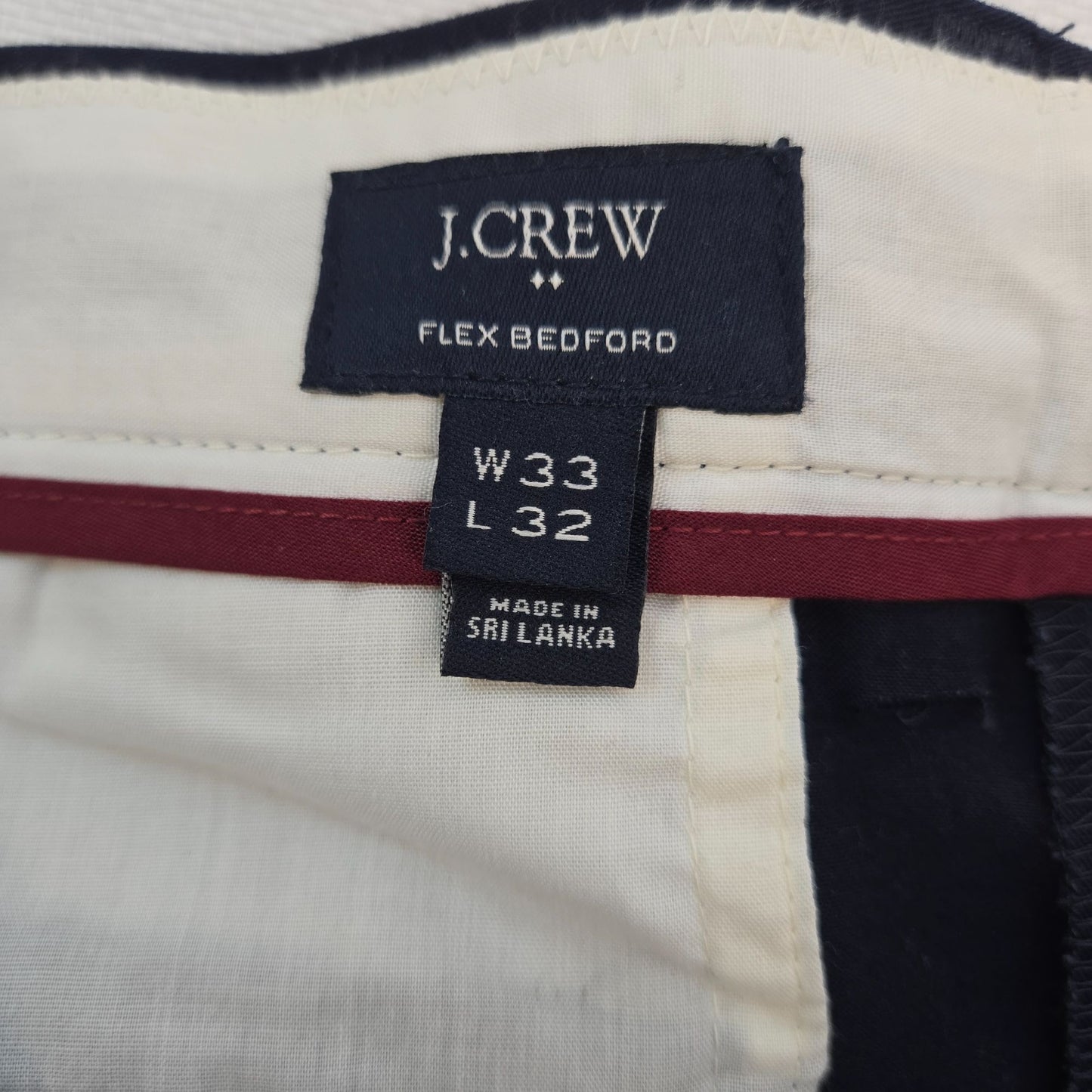 J. Crew Factory Flex Bedford Chino Pants Size 33x32