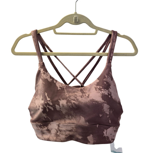NWT Balance Collection Deuville Mauve Tie Dye Padded Sports Bra Size XL