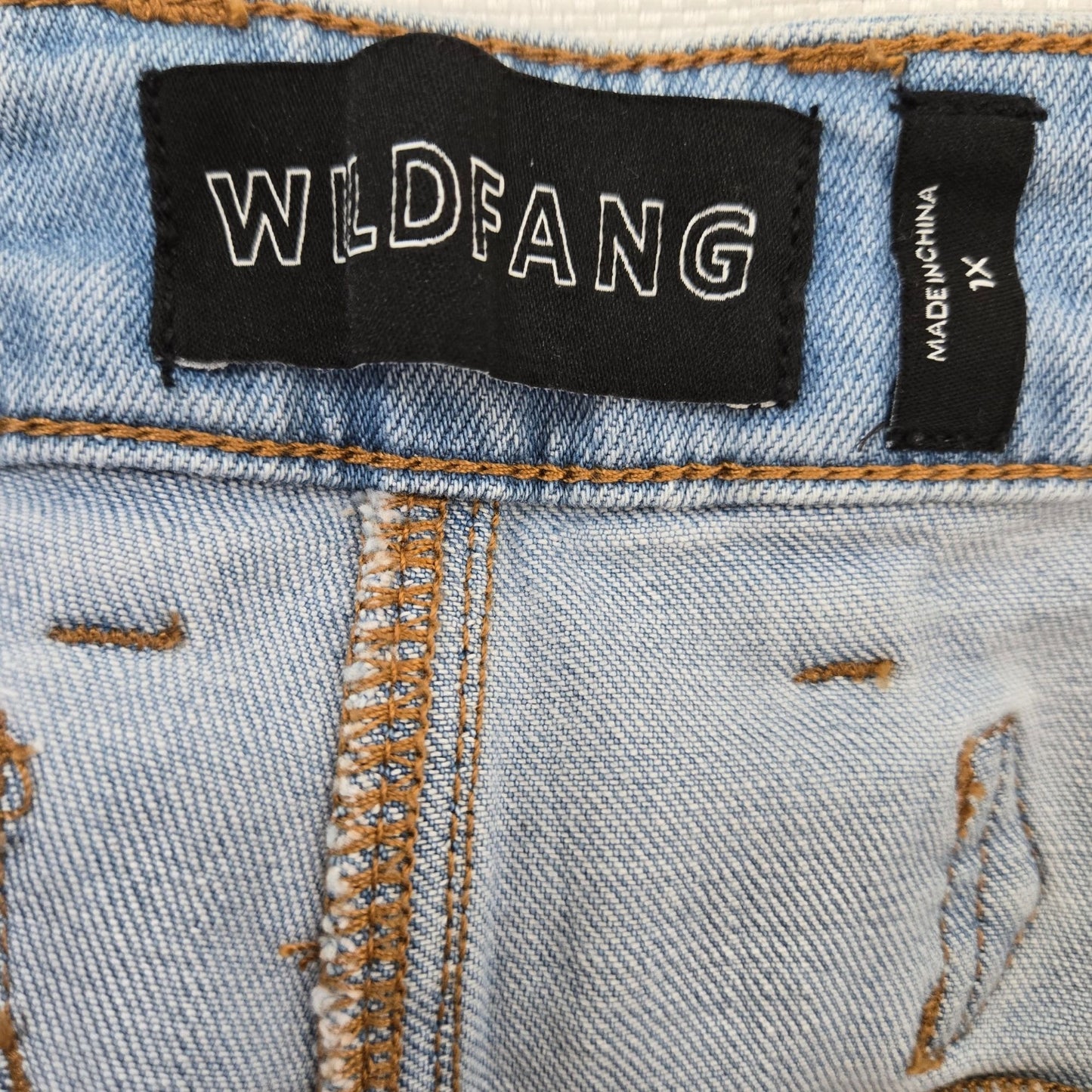 Wildfang the Essential Denim Work Pant Wide Leg Jeans Size 1X