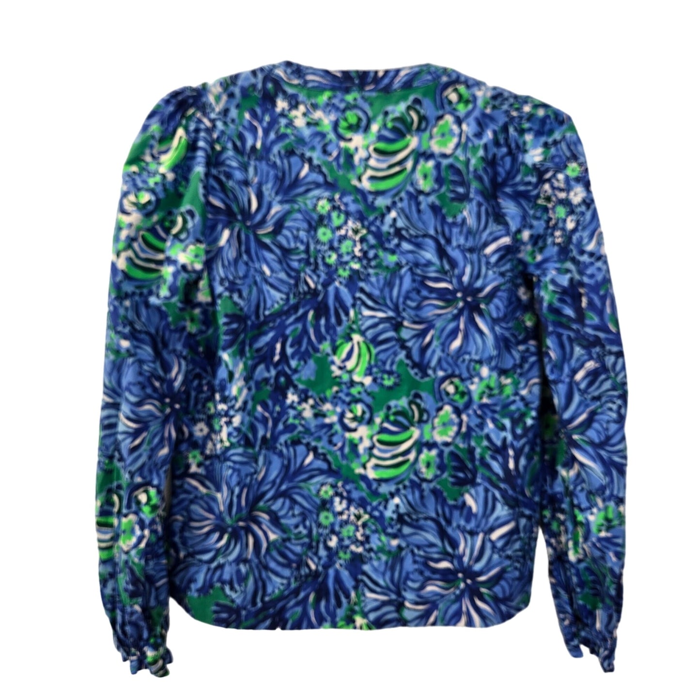 Lilly Pulitzer Coulter Long Sleeve Popover Top Size XS