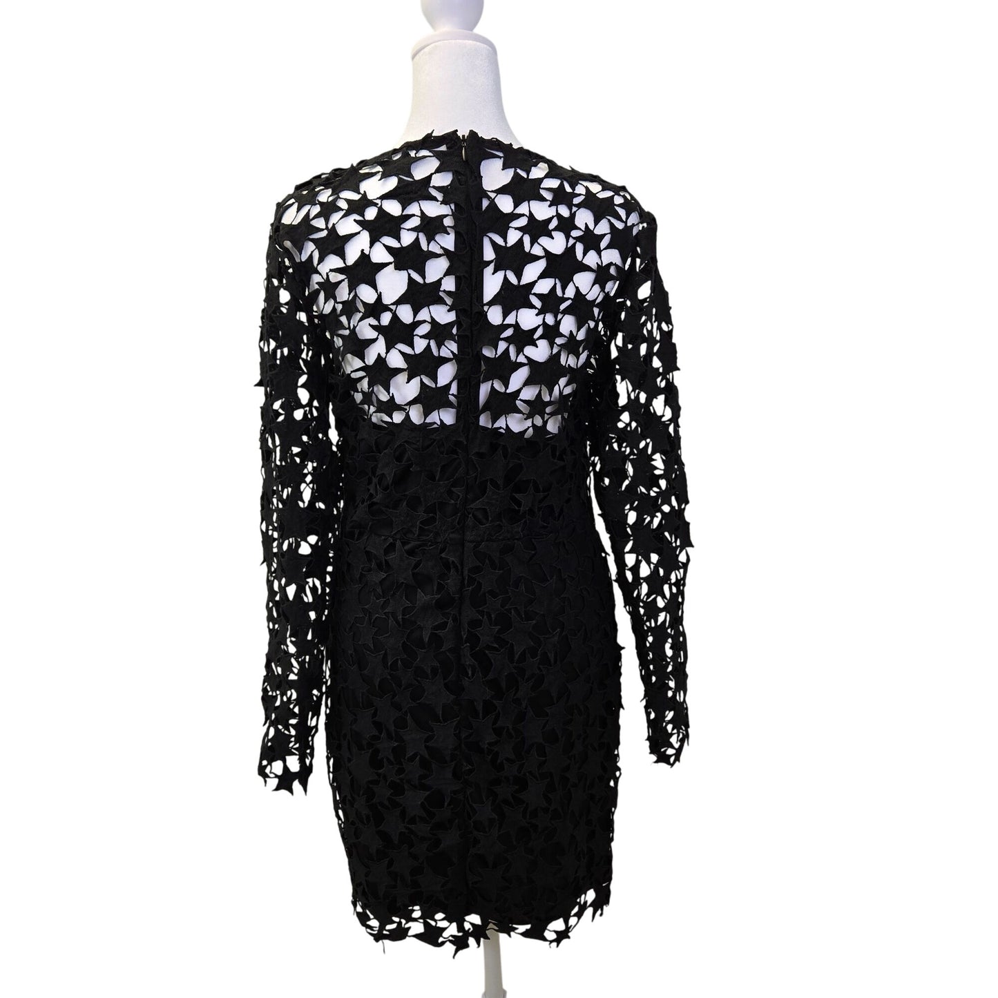 NWT Lulu's Laser Cut Star Pattern Bodycon Dress Size Medium