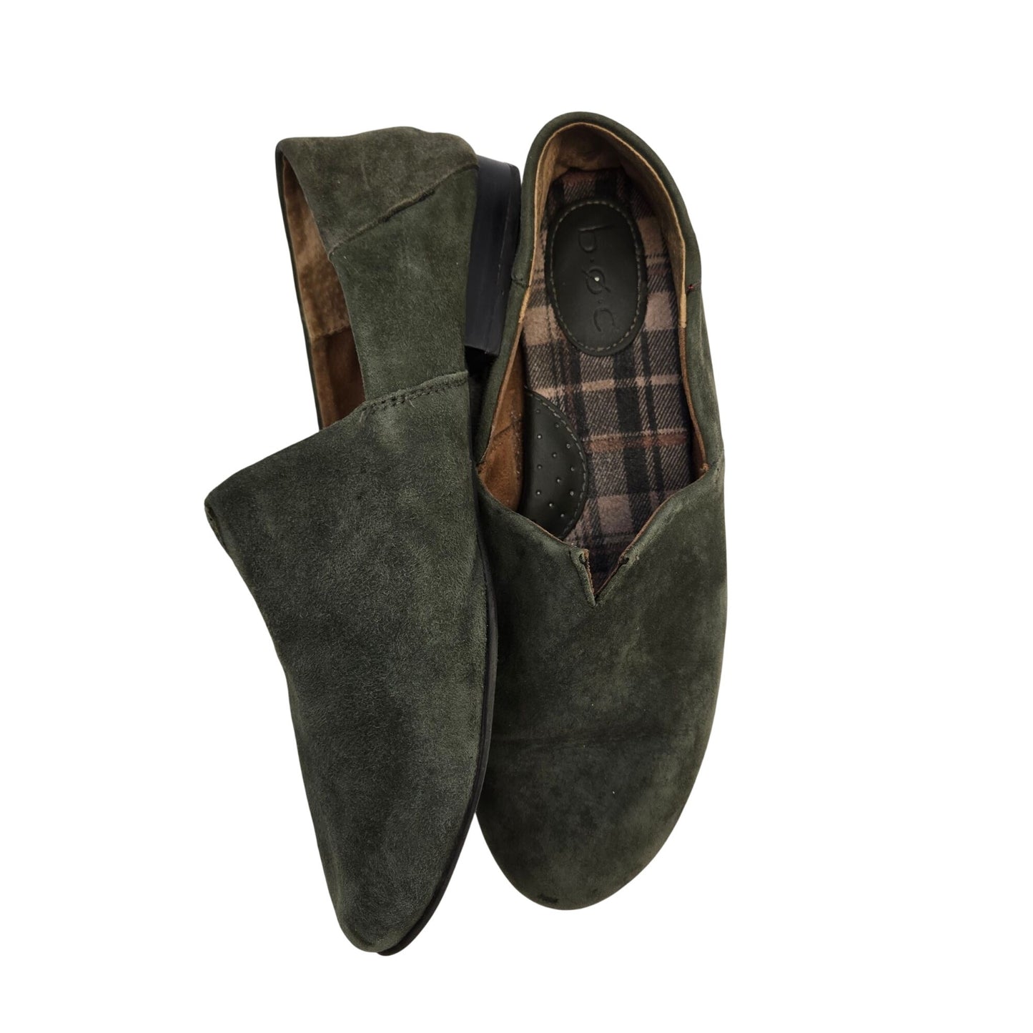 B.O.C. Suede Leather Slip On Shoes Size 9.5