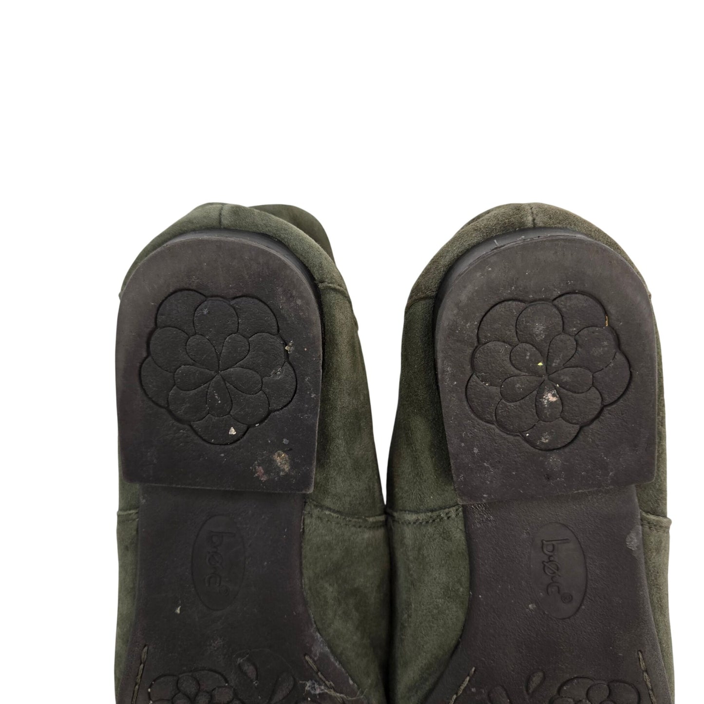 B.O.C. Suede Leather Slip On Shoes Size 9.5